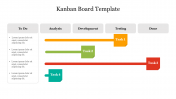 Free - Multicolor Kanban Board Template Presentation Slide